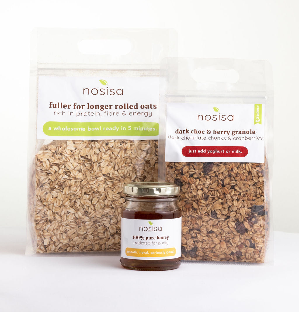 rolled oats, granola & honey