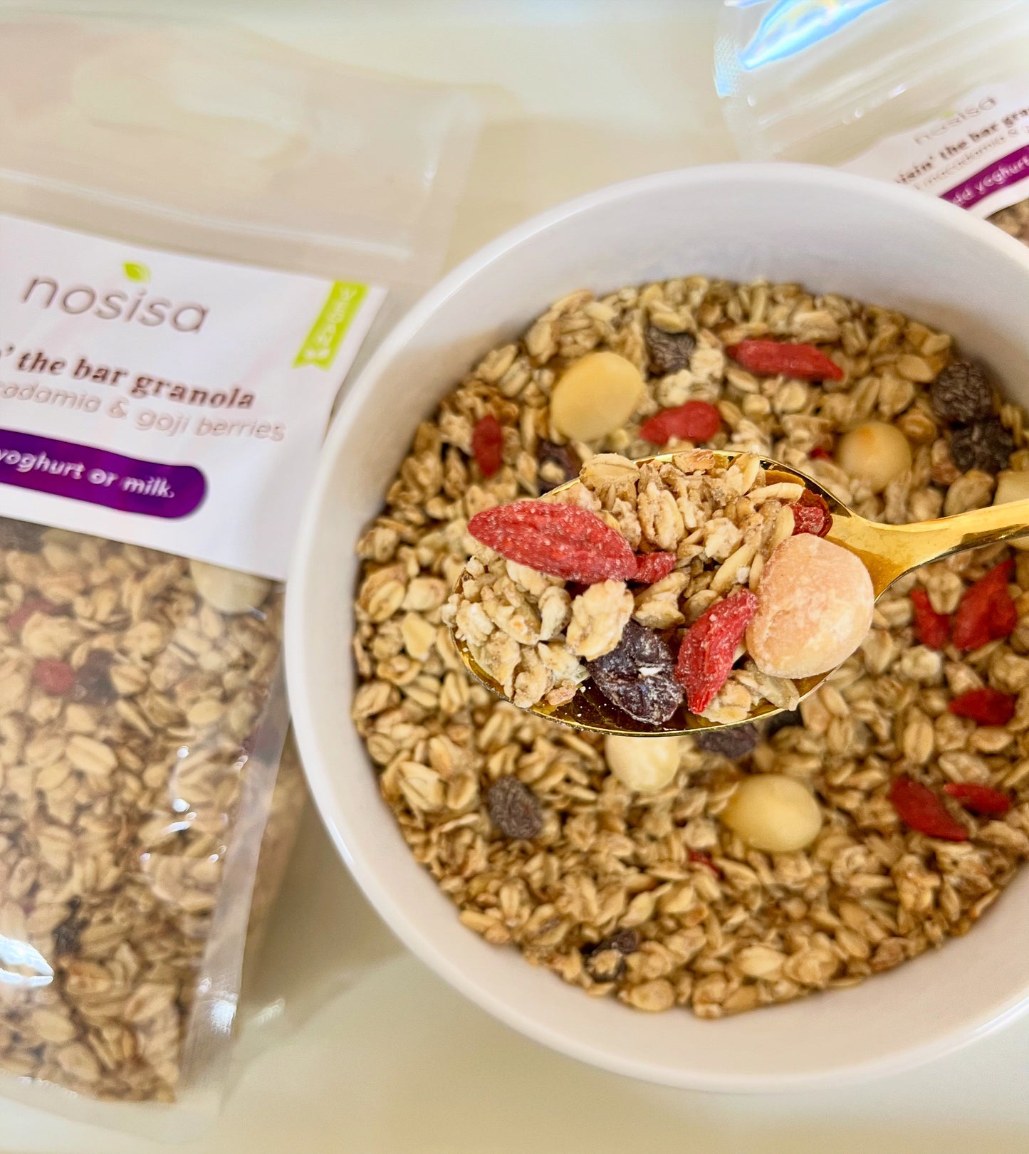 raisin’ the bar granola (low sugar)