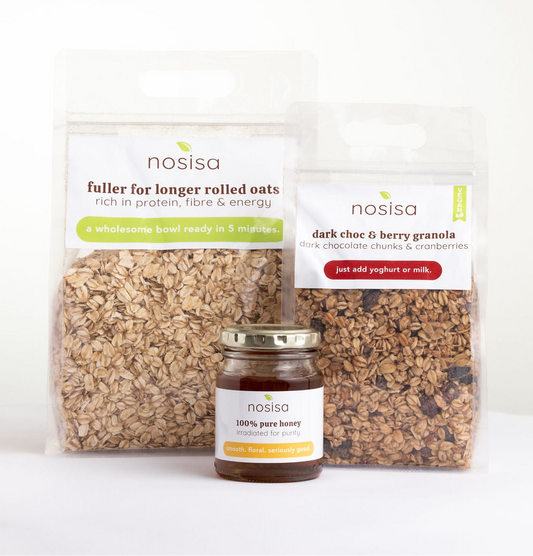 rolled oats, granola & honey