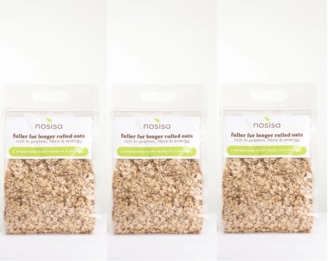 3x fuller for longer rolled oats
