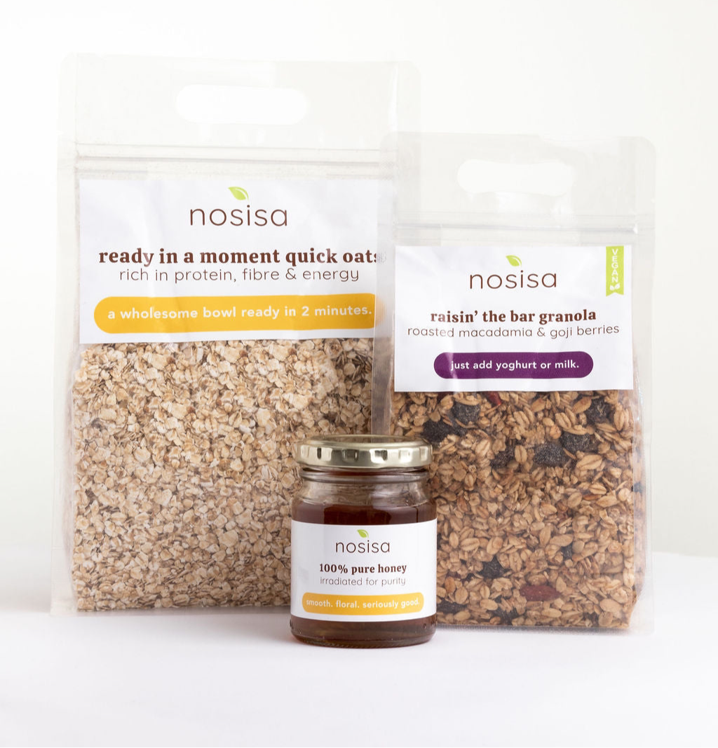 quick oats, granola & honey