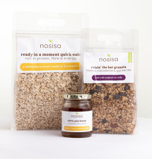 quick oats, granola & honey